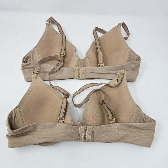 Soma Embraceable Average Coverage Bra Women's Size 34A Underwire Tan Beige Two - Picture 6 of 8